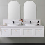 ADP London Wall Hung 1800mm Double Bowl Vanity Cabinet