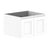 ADP London Wall Hung 600mm Single Center Bowl Vanity Cabinet