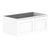 ADP London Wall Hung 900mm Single Center Bowl Vanity Cabinet