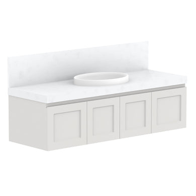 ADP London Wall Hung 1500mm Single Center Bowl Vanity Cabinet