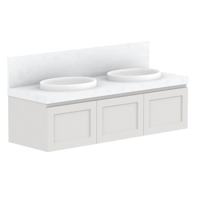 ADP London Wall Hung 1500mm Double Bowl Vanity Cabinet