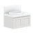 ADP London Wall Hung 750mm Single Left Offset Bowl Vanity Cabinet