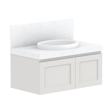 ADP London Wall Hung 900mm Single Center Bowl Vanity Cabinet