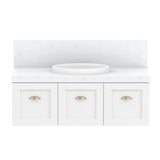 ADP London Wall Hung 1200mm Single Center Bowl Vanity Cabinet