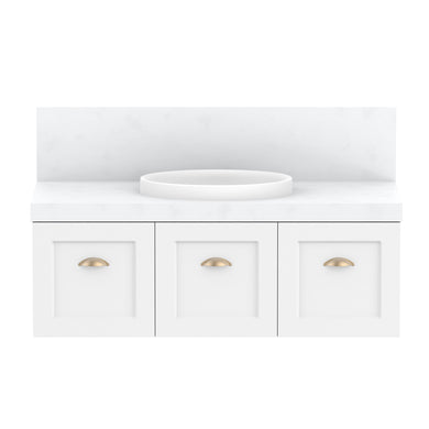 ADP London Wall Hung 1200mm Single Center Bowl Vanity Cabinet