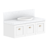 ADP London Wall Hung 1200mm Single Center Bowl Vanity Cabinet