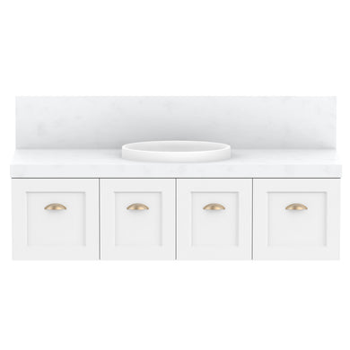 ADP London Wall Hung 1500mm Single Center Bowl Vanity Cabinet