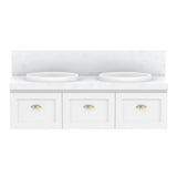 ADP London Wall Hung 1500mm Double Bowl Vanity Cabinet