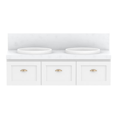 ADP London Wall Hung 1500mm Double Bowl Vanity Cabinet