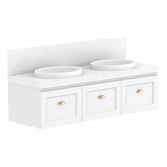 ADP London Wall Hung 1500mm Double Bowl Vanity Cabinet