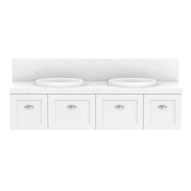 ADP London Wall Hung 1800mm Double Bowl Vanity Cabinet
