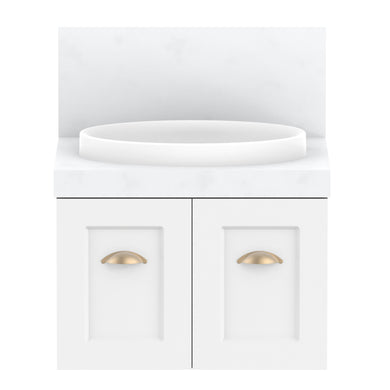 ADP London Wall Hung 600mm Single Center Bowl Vanity Cabinet