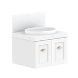 ADP London Wall Hung 600mm Single Center Bowl Vanity Cabinet