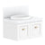 ADP London Wall Hung 750mm Single Left Offset Bowl Vanity Cabinet