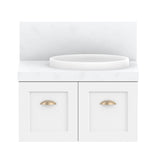 ADP London Wall Hung 750mm Single Right Offset Bowl Vanity Cabinet