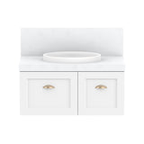 ADP London Wall Hung 900mm Single Center Bowl Vanity Cabinet