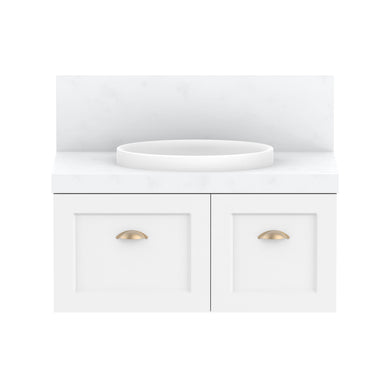 ADP London Wall Hung 900mm Single Center Bowl Vanity Cabinet