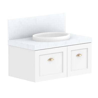 ADP London Wall Hung 900mm Single Center Bowl Vanity Cabinet