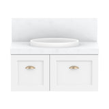 ADP London Wall Hung 900mm Single Center Bowl Vanity Cabinet