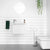 ADP London Mini Wall Hung 600mm Single Left Offset Bowl Vanity Cabinet