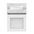 ADP London Mini Wall Hung 400mm Single Center Bowl Vanity Cabinet