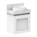 ADP London Mini Wall Hung 400mm Single Center Bowl Vanity Cabinet