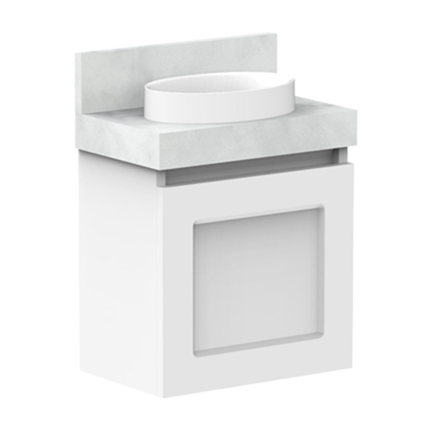 ADP London Mini Wall Hung 400mm Single Center Bowl Vanity Cabinet