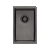 Retto II 290mm x 440mm x 230mm Small Stainless Steel Sink, Brushed Gunmetal Black