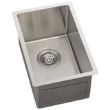 Retto II 290mm x 440mm x 230mm Small Stainless Steel Sink, Brushed SS Nickel