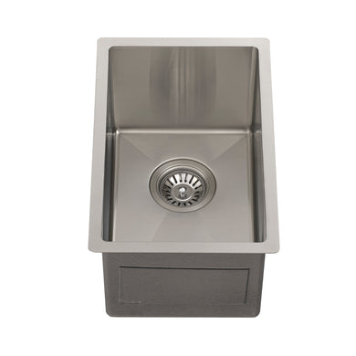 Retto II 290mm x 440mm x 230mm Small Stainless Steel Sink, Brushed SS Nickel