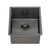 Retto II 390mm x 440mm x 230mm Stainless Steel Sink, Brushed Gunmetal Black