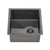 Retto II 450mm x 450mm x 230mm Stainless Steel Sink, Brushed Gunmetal Black