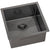 Retto II 450mm x 450mm x 230mm Stainless Steel Sink, Brushed Gunmetal Black