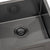 Retto II 450mm x 450mm x 230mm Stainless Steel Sink, Brushed Gunmetal Black