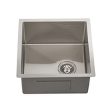 Retto II 450mm x 450mm x 230mm Stainless Steel Sink, Brushed SS Nickel