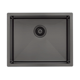 Retto II 550mm x 450mm x 230mm Stainless Steel Sink, Brushed Gunmetal Black