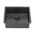 Retto II 550mm x 450mm x 230mm Stainless Steel Sink, Brushed Gunmetal Black