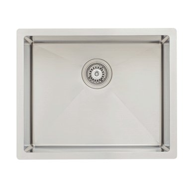 Retto II 550mm x 450mm x 230mm Stainless Steel Sink, Brushed SS Nickel