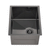 Retto II 550mm x 450mm x 300mm Extra Height Stainless Steel Sink, Brushed Gunmetal Black