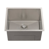 Retto II 550mm x 450mm x 300mm Extra Height Stainless Steel Sink, Brushed SS Nickel