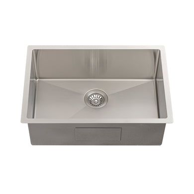 Retto II 650mm x 450mm x 230mm Stainless Steel Sink, Brushed SS Nickel