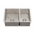 Retto II 675mm x 450mm x 230mm Stainless Steel Double Sink, Brushed SS Nickel
