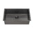 Retto II 750mm x 450mm x 230mm Stainless Steel Sink, Brushed Gunmetal Black
