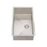 Retto II 750mm x 450mm x 230mm Stainless Steel Sink, Brushed SS Nickel