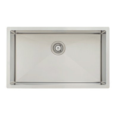 Retto II 750mm x 450mm x 230mm Stainless Steel Sink, Brushed SS Nickel