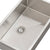 Retto II 750mm x 450mm x 230mm Stainless Steel Sink, Brushed SS Nickel