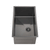 Retto II 750mm x 450mm x 300mm Extra Height Stainless Steel Sink, Brushed Gunmetal Black