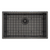 Retto II 750mm x 450mm x 300mm Extra Height Stainless Steel Sink, Brushed Gunmetal Black
