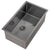 Retto II 750mm x 450mm x 300mm Extra Height Stainless Steel Sink, Brushed Gunmetal Black