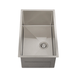 Retto II 750mm x 450mm x 300mm Extra Height Stainless Steel Sink, Brushed SS Nickel